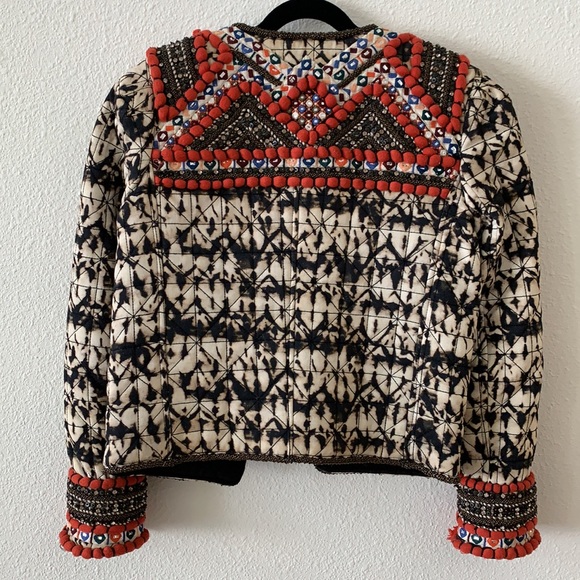 NWT Isabel Marant Pour H&M  Beaded Jacket 2 - Picture 5 of 7